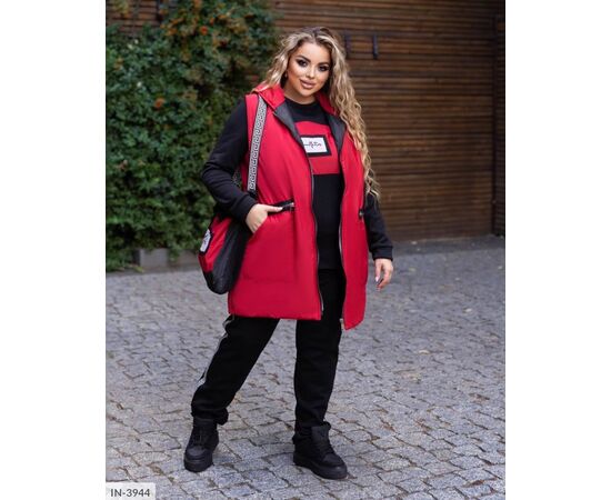 Костюм тройка и сумка р.48-50;52-54;56-58;60-62;56-68 "VIKA" купить недорого от прямого поставщика, изображение 10 Фотография Костюм тройка и сумка р.48-50;52-54;56-58;60-62;56-68 "VIKA" купить недорого от прямого поставщика, изображение 10