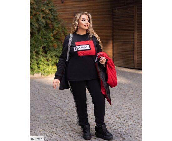 Костюм тройка и сумка р.48-50;52-54;56-58;60-62;56-68 "VIKA" купить недорого от прямого поставщика, изображение 12 Фотография Костюм тройка и сумка р.48-50;52-54;56-58;60-62;56-68 "VIKA" купить недорого от прямого поставщика, изображение 12