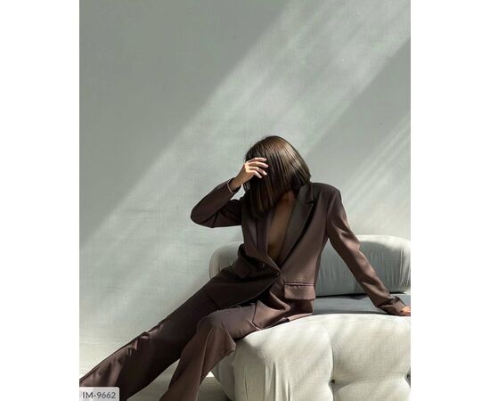 Костюм двійка жіночий піджак та штани р.S-M;M-L (3кол.) "ANNVER" купити недорого від прямого постачальника, зображення 4 Костюм двійка жіночий піджак та штани р.S-M;M-L (3кол.) "ANNVER" купити недорого від прямого постачальника, зображення 4