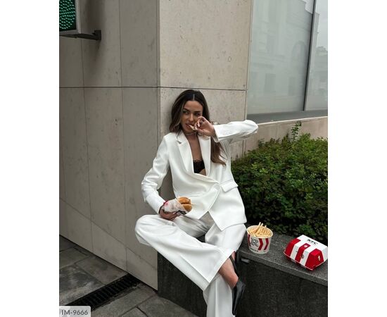 Костюм двійка жіночий піджак та штани р.S-M;M-L (3кол.) "ANNVER" купити недорого від прямого постачальника, зображення 7 Костюм двійка жіночий піджак та штани р.S-M;M-L (3кол.) "ANNVER" купити недорого від прямого постачальника, зображення 7