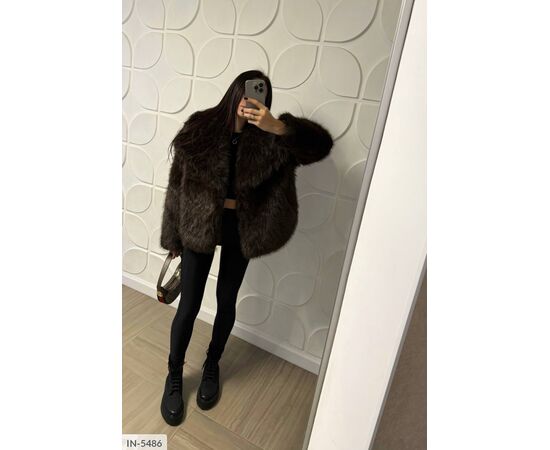 Фотография Шуба женская р.S;M;L (3цв) "ANNVER" купить недорого от прямого поставщика, изображение 14