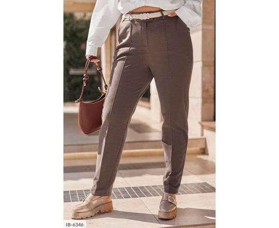 Женские брюки больших размеров р.54-56;62-64;50-52;58-60 (4цв) "LETTI" купить недорого от прямого поставщика, изображение 4 Фотография Женские брюки больших размеров р.54-56;62-64;50-52;58-60 (4цв) "LETTI" купить недорого от прямого поставщика, изображение 4