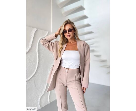 Костюм женский со штанами р.42-44;46-48 (6цв) "ANNABELLE" купить недорого от прямого поставщика, изображение 9 Фотография Костюм женский со штанами р.42-44;46-48 (6цв) "ANNABELLE" купить недорого от прямого поставщика, изображение 9