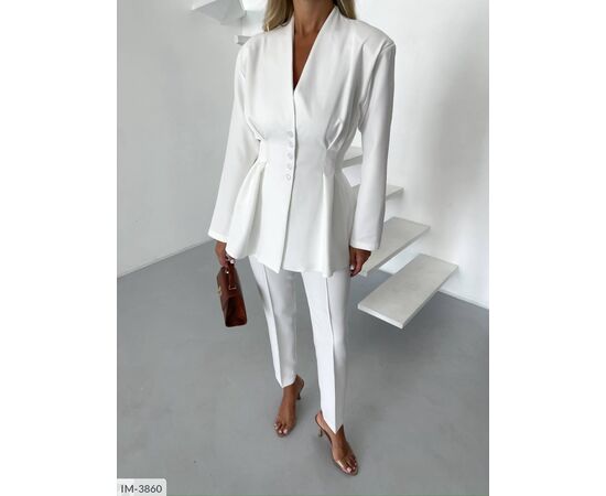 Костюм женский со штанами р.42-44;46-48 (6цв) "ANNABELLE" купить недорого от прямого поставщика, изображение 17 Фотография Костюм женский со штанами р.42-44;46-48 (6цв) "ANNABELLE" купить недорого от прямого поставщика, изображение 17