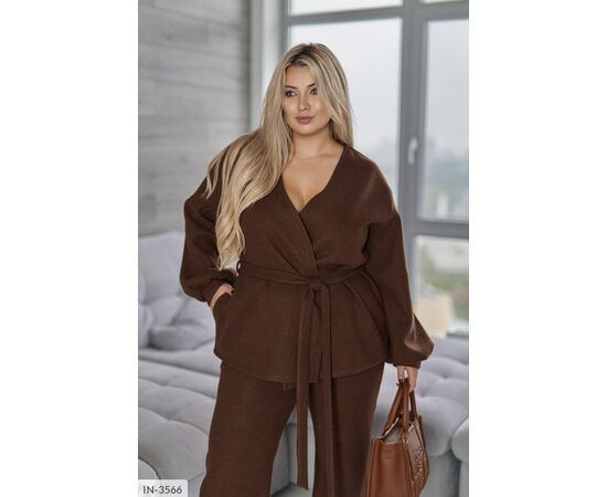 Женский ангоровый костюм (брюки с карманами) р.50-52;54-56;58-60;62-64 "LETTI" купить недорого от прямого поставщика, изображение 5 Фотография Женский ангоровый костюм (брюки с карманами) р.50-52;54-56;58-60;62-64 "LETTI" купить недорого от прямого поставщика, изображение 5