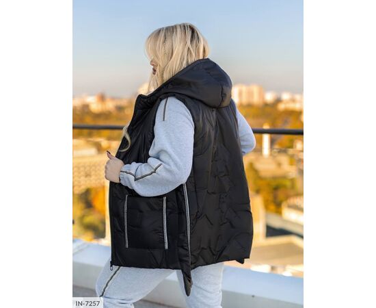 Фотография Женский прогулочный костюм со штанами большие размеры р.50-52;54-56;58-60;62-64 "LETTI" купить недорого от прямого поставщика, изображение 3