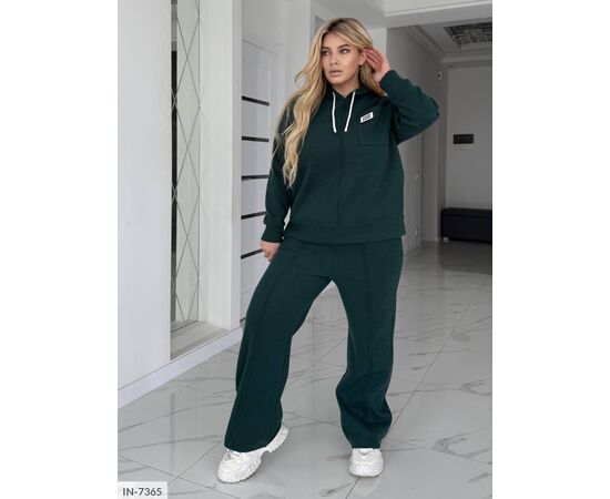 Женский прогулочный костюм со штанами большие размеры р.50-52;54-56;58-60;62-64 "LETTI" купить недорого от прямого поставщика, изображение 5 Фотография Женский прогулочный костюм со штанами большие размеры р.50-52;54-56;58-60;62-64 "LETTI" купить недорого от прямого поставщика, изображение 5