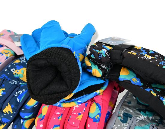 Рукавички для дітей Зима 922M mix (168 шт. р.сітка6-8) "CAP" недорого оптом від прямого постачальника, зображення 2