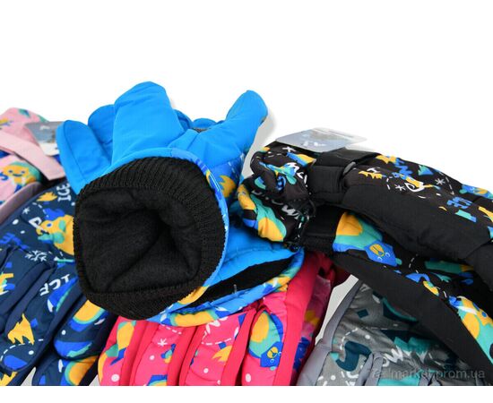 Рукавички для дітей Зима 922L mix (168 шт. р.сітка9-11) "CAP" недорого оптом від прямого постачальника, зображення 2