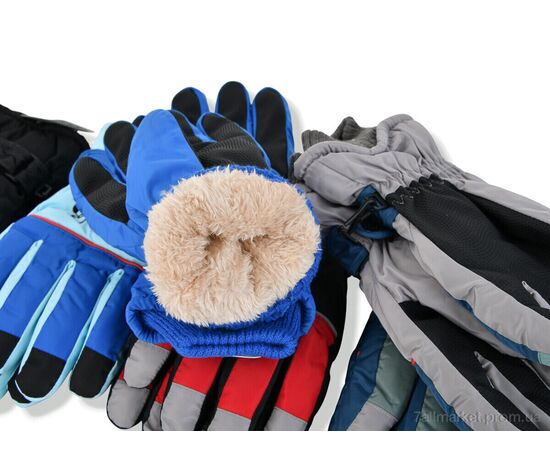 Рукавички для дітей Зима 910 (XL) mix (168 шт. р.сітка13-15) "CAP" недорого оптом від прямого постачальника, зображення 2