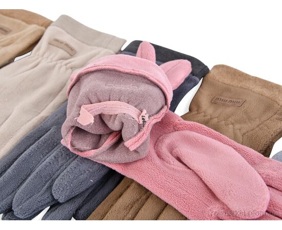 Рукавички жіночі Зима B37-51 TM mix (12 шт. р.сітка6,5-8,5) "TUZZI" недорого оптом від прямого постачальника, зображення 3 Рукавички жіночі Зима B37-51 TM mix (12 шт. р.сітка6,5-8,5) "TUZZI" недорого оптом від прямого постачальника, зображення 3