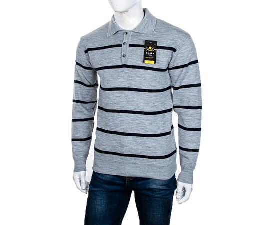 Свитер мужской Гудзик 4 grey р.M-2XL "STREET" недорого оптом от прямого поставщика Фотография Свитер мужской Гудзик 4 grey р.M-2XL "STREET" недорого оптом от прямого поставщика