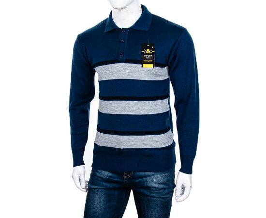 Светр чоловічий Гудзик 10 blue р.M-2XL "STREET" недорого оптом від прямого постачальника Светр чоловічий Гудзик 10 blue р.M-2XL "STREET" недорого оптом від прямого постачальника