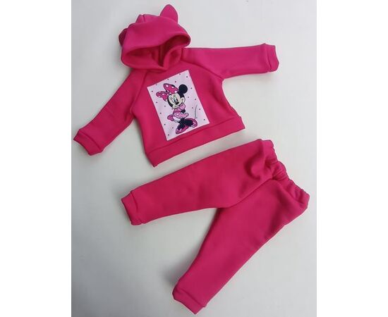 Костюм детский спортивный тёплый на девочку ML2797 d.pink р.24-30 "Meloria" недорого оптом от прямого поставщика Фотография Костюм детский спортивный тёплый на девочку ML2797 d.pink р.24-30 "Meloria" недорого оптом от прямого поставщика