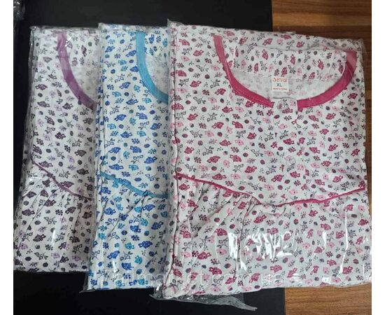 Ночная рубашка женская байковая размеры L-3XL (микс) "MODY" купить недорого от прямого поставщика, изображение 3 Фотография Ночная рубашка женская байковая размеры L-3XL (микс) "MODY" купить недорого от прямого поставщика, изображение 3