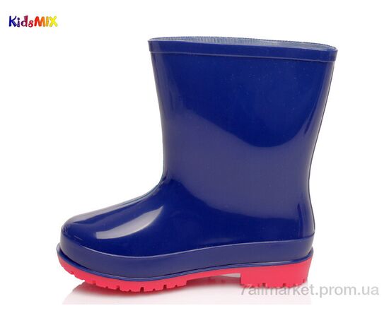 Гумове взуття дитяча Весна/осінь KidsMIX 1905 BLUE (6 пар р.27-38) "KidsMIX" недорого оптом від прямого постачальника, зображення 2