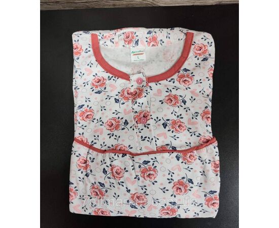 Ночная рубашка женская байковая размеры L-2XL (5цв) "MODY" купить недорого от прямого поставщика, изображение 3 Фотография Ночная рубашка женская байковая размеры L-2XL (5цв) "MODY" купить недорого от прямого поставщика, изображение 3