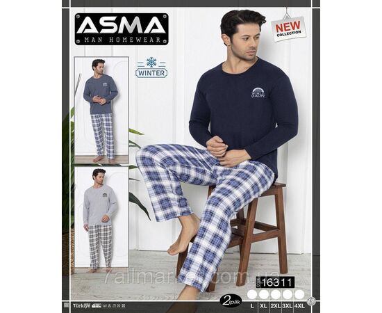 Пижама 2-ка мужская байковая размеры L-4XL (3цв)  "MODY" недорого от прямого поставщика Фотография Пижама 2-ка мужская байковая размеры L-4XL (3цв)  "MODY" недорого от прямого поставщика