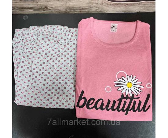 Пижама женская байковая  размеры M-3XL (3цв) "MODY" купить недорого от прямого поставщика, изображение 3 Фотография Пижама женская байковая  размеры M-3XL (3цв) "MODY" купить недорого от прямого поставщика, изображение 3