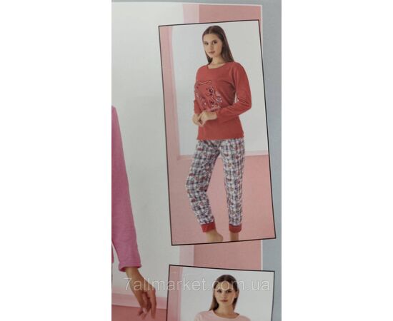 Пижама женская байковая размеры M-3XL "MODY" купить недорого от прямого поставщика Фотография Пижама женская байковая размеры M-3XL "MODY" купить недорого от прямого поставщика