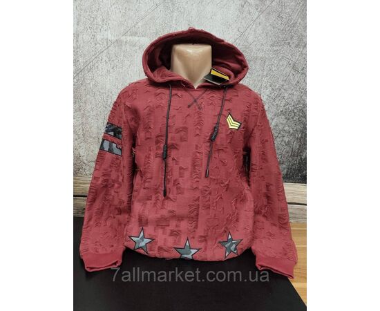 Батник-кенгуру  мужской на флисе с капюшоном размеры M-2XL (2цв) "MODY" купить недорого от прямого поставщика, изображение 2 Фотография Батник-кенгуру  мужской на флисе с капюшоном размеры M-2XL (2цв) "MODY" купить недорого от прямого поставщика, изображение 2