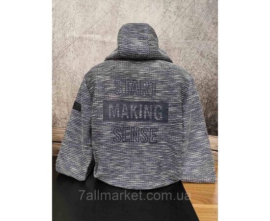 Батник-кенгуру  мужской на флисе с капюшоном размеры M-2XL (2цв) "MODY" купить недорого от прямого поставщика, изображение 5 Фотография Батник-кенгуру  мужской на флисе с капюшоном размеры M-2XL (2цв) "MODY" купить недорого от прямого поставщика, изображение 5