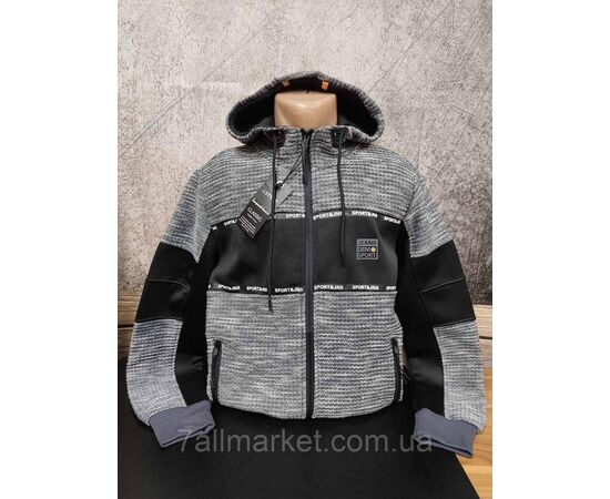 Кофта мужская  на флисе с капюшоном р-ры M-2XL (2цв) "MODY" недорого от прямого поставщика Фотография Кофта мужская  на флисе с капюшоном р-ры M-2XL (2цв) "MODY" недорого от прямого поставщика