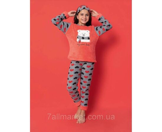 Піжама дитяча зимова фліс/мара з Ведмедик на дівчинку 4-10 років (2 кв) "MODY" купити гуртом в Одесі на 7 км Піжама дитяча зимова фліс/мара з Ведмедик на дівчинку 4-10 років (2 кв) "MODY" купити гуртом в Одесі на 7 км