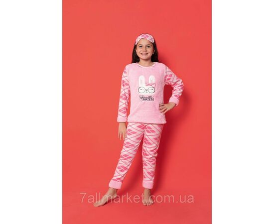 Піжама дитяча зимова фліс/мара з Зайчиком на дівчинку 4-10 років (2кв) "MODY" купити гуртом в Одесі на 7 км Піжама дитяча зимова фліс/мара з Зайчиком на дівчинку 4-10 років (2кв) "MODY" купити гуртом в Одесі на 7 км