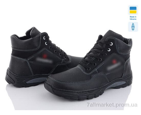 Ботинки мужские стильные зима Б34С чорний (8 пар р.40-45) "Paolla" недорого оптом от прямого поставщика Фотография Ботинки мужские стильные зима Б34С чорний (8 пар р.40-45) "Paolla" недорого оптом от прямого поставщика