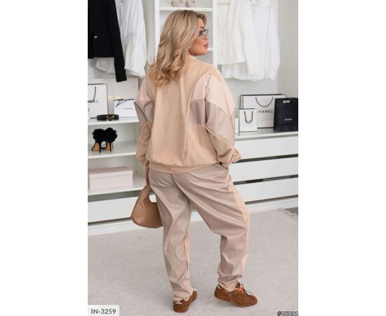 Жіночий костюм кофта з брюками на різанику великі розміри р.46-48;50-52;54-56;58-60;62-64 "VLADA" купити недорого від прямого постачальника, зображення 17 Жіночий костюм кофта з брюками на різанику великі розміри р.46-48;50-52;54-56;58-60;62-64 "VLADA" купити недорого від прямого постачальника, зображення 17