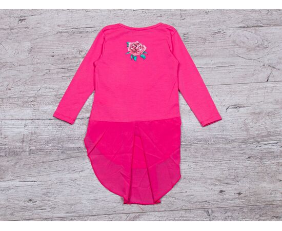 Туника детская на девочку 536 pink р.4-8 "Rain" недорого оптом от прямого поставщика, изображение 2 Фотография Туника детская на девочку 536 pink р.4-8 "Rain" недорого оптом от прямого поставщика, изображение 2