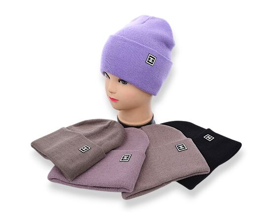 Шапка зимова жіноча KM021-2 подвійна mix р.56-60 "Angelica" недорого оптом від прямого постачальника Шапка зимова жіноча KM021-2 подвійна mix р.56-60 "Angelica" недорого оптом від прямого постачальника