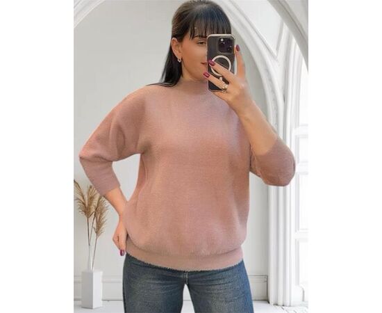 Светр жіночий 24020 beige р.42-50 "PULSE" недорого оптом від прямого постачальника Светр жіночий 24020 beige р.42-50 "PULSE" недорого оптом від прямого постачальника