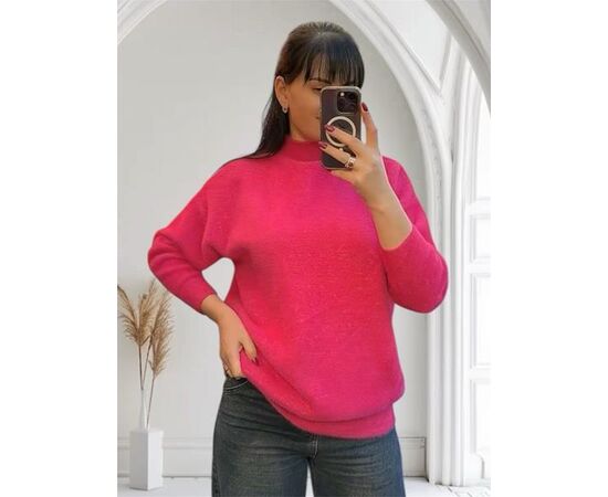 Светр жіночий 24020 pink р.42-50 "PULSE" недорого оптом від прямого постачальника Светр жіночий 24020 pink р.42-50 "PULSE" недорого оптом від прямого постачальника