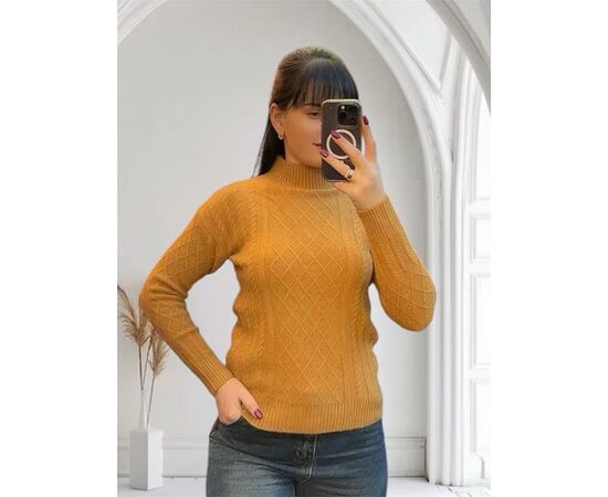 Светр жіночий 24039 d.yellow р.44-48 "PULSE" недорого оптом від прямого постачальника Светр жіночий 24039 d.yellow р.44-48 "PULSE" недорого оптом від прямого постачальника