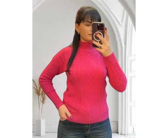 Светр жіночий 24039 pink р.44-48 "PULSE" недорого оптом від прямого постачальника Светр жіночий 24039 pink р.44-48 "PULSE" недорого оптом від прямого постачальника