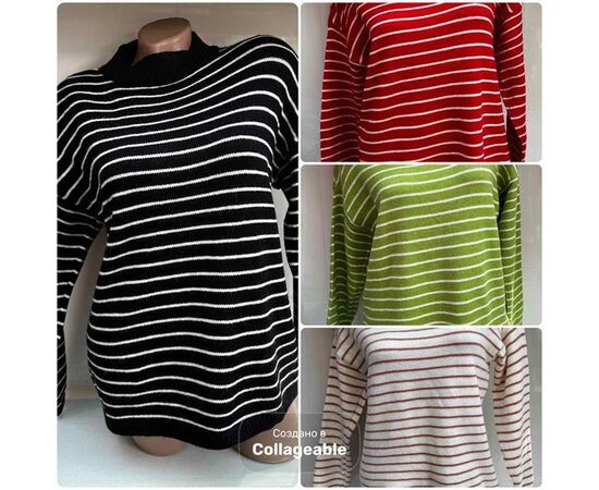 Свитер женский 24007 green р.46-52 "Elena&Vika" недорого оптом от прямого поставщика Фотография Свитер женский 24007 green р.46-52 "Elena&Vika" недорого оптом от прямого поставщика