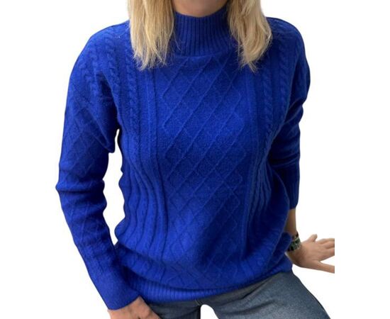 Свитер женский 24039 blue р.46-50 "Elena&Vika" недорого оптом от прямого поставщика Фотография Свитер женский 24039 blue р.46-50 "Elena&Vika" недорого оптом от прямого поставщика