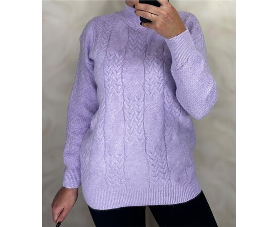 Светр жіночий 26382 lilac р.46-52 "Elena&Vika" недорого оптом від прямого постачальника Светр жіночий 26382 lilac р.46-52 "Elena&Vika" недорого оптом від прямого постачальника