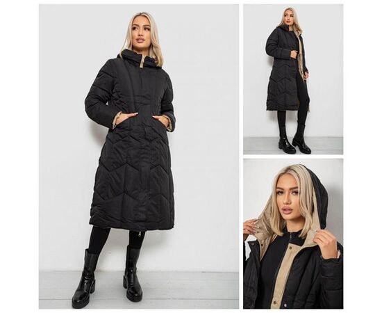 Куртка жіноча зимова 24115 black-beige р.L-3XL "Seven Group" недорого оптом від прямого постачальника Куртка жіноча зимова 24115 black-beige р.L-3XL "Seven Group" недорого оптом від прямого постачальника