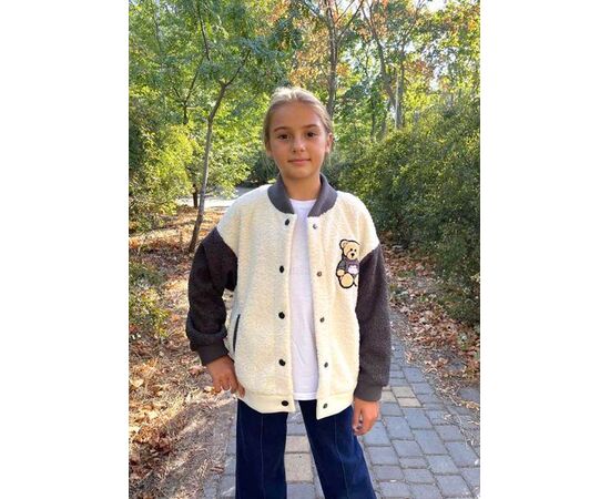 Кофта дитяча тепла на дівчинку 2548 l.beige р.128-152 "LIMA SPORT" недорого оптом від прямого постачальника Кофта дитяча тепла на дівчинку 2548 l.beige р.128-152 "LIMA SPORT" недорого оптом від прямого постачальника