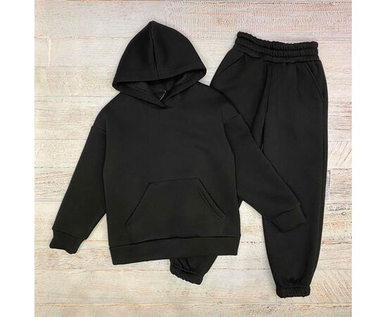 Костюм детский спортивный тёплый на девочку 2558 black р.128-152 "LIMA SPORT" недорого оптом от прямого поставщика Фотография Костюм детский спортивный тёплый на девочку 2558 black р.128-152 "LIMA SPORT" недорого оптом от прямого поставщика