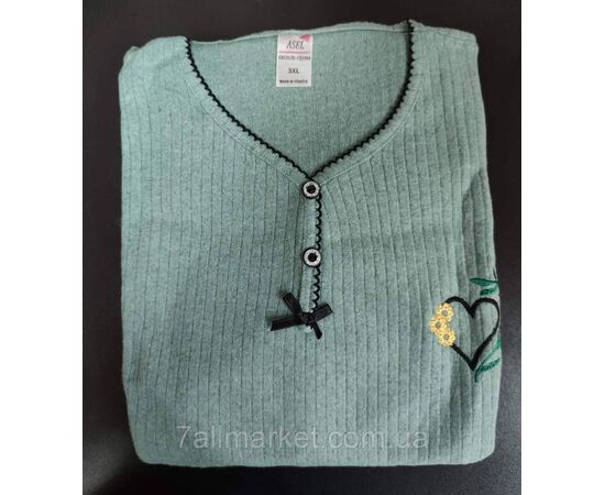 Пижама женская кашемировая размеры XL-5XL (7цв) "MODY" купить недорого от прямого поставщика, изображение 2 Фотография Пижама женская кашемировая размеры XL-5XL (7цв) "MODY" купить недорого от прямого поставщика, изображение 2