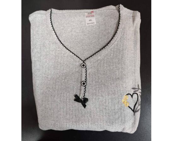 Пижама женская кашемировая размеры XL-5XL (7цв) "MODY" купить недорого от прямого поставщика, изображение 4 Фотография Пижама женская кашемировая размеры XL-5XL (7цв) "MODY" купить недорого от прямого поставщика, изображение 4