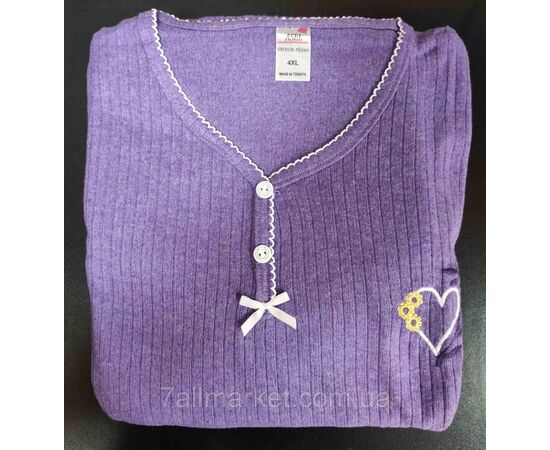 Пижама женская кашемировая размеры XL-5XL (7цв) "MODY" купить недорого от прямого поставщика, изображение 5 Фотография Пижама женская кашемировая размеры XL-5XL (7цв) "MODY" купить недорого от прямого поставщика, изображение 5