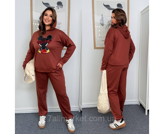 Костюм жіночий прогулянковий трикотажний (46-60) "LADA" недорого від прямого постачальника, зображення 2