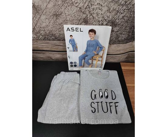 Фотография Пижама детская зимняя кашемировая  на мальчика 4-10 лет (5цв) "MODY" купить оптом в Одессе на 7 км, изображение 5