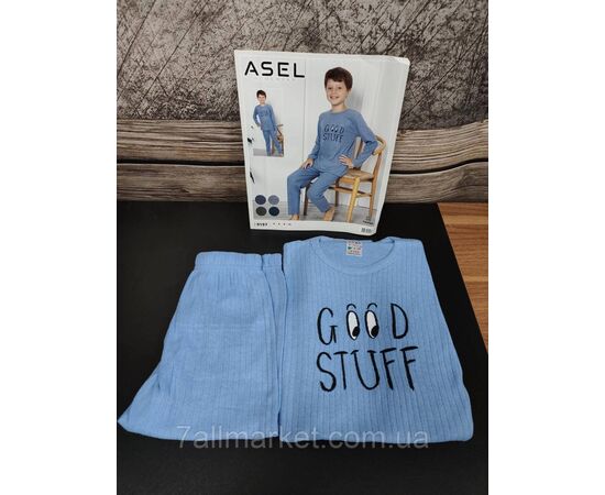 Фотография Пижама детская зимняя кашемировая  на мальчика 4-10 лет (5цв) "MODY" купить оптом в Одессе на 7 км, изображение 6