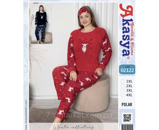 Пижама женская зимняя флис/махра размеры XL-4XL (2цв) "MODY" недорого от прямого поставщика Фотография Пижама женская зимняя флис/махра размеры XL-4XL (2цв) "MODY" недорого от прямого поставщика